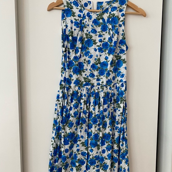 Knee length pretty retro 50s style summer dress - Picture 1 of 1